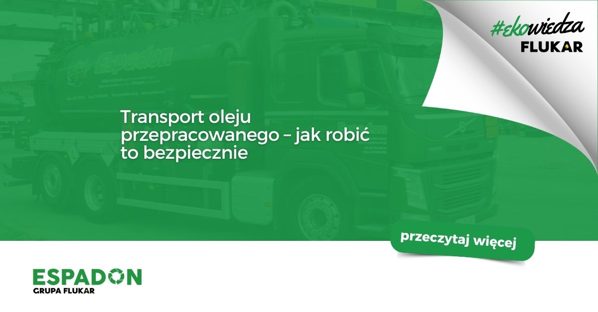 Transport oleju przepracowanego