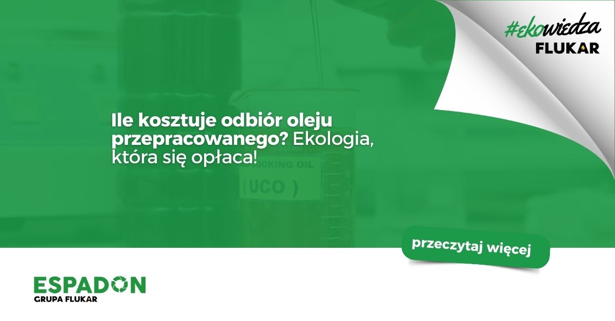 ile kosztuje odbiór oleju przepracowanego